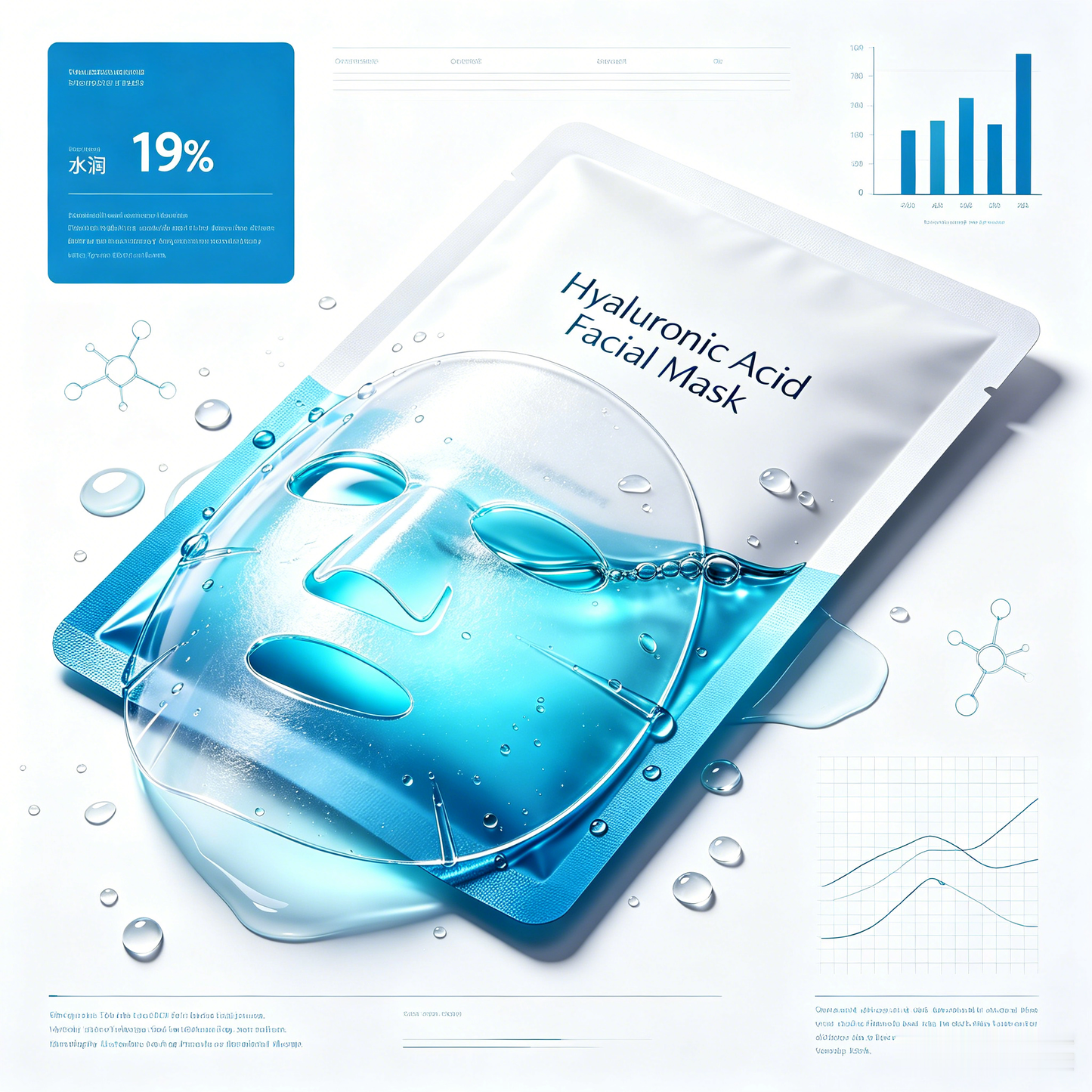 Hydrating Hyaluronic Acid Mask | Multi-Molecular HA for Deep Hydration & Long-Lasting Plump Skin