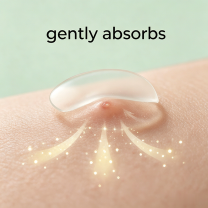 AURA Hydrosolv Acne Patches | Invisible Hydrocolloid Spot Treatment for Fast Healing, No Scars