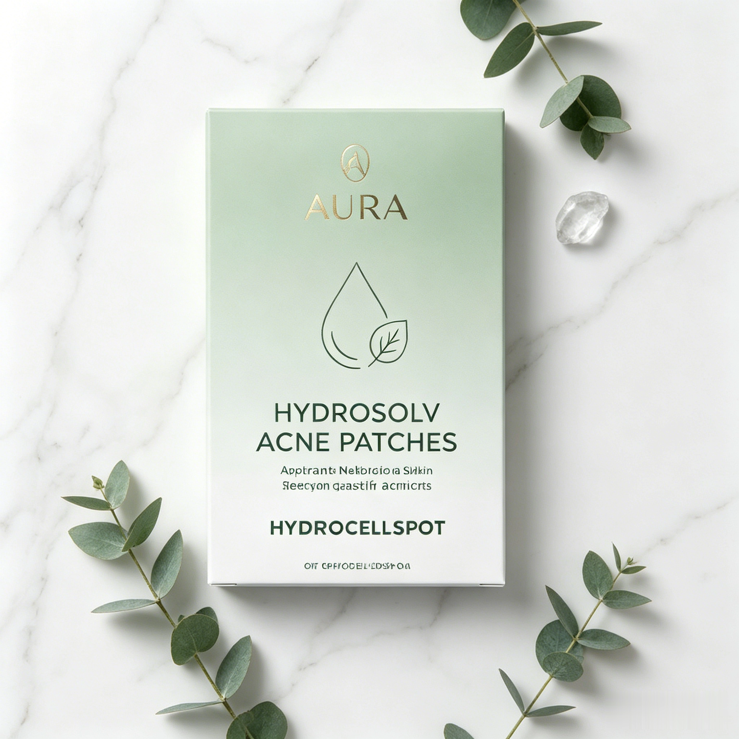 AURA Hydrosolv Acne Patches | Invisible Hydrocolloid Spot Treatment for Fast Healing, No Scars